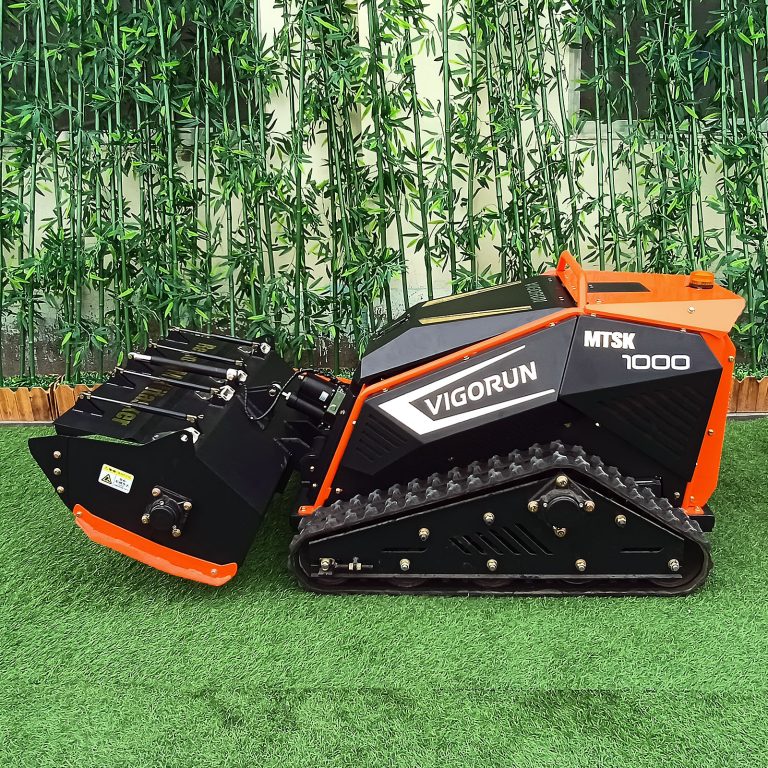 kompaktni brezžično upravljani gozdarski mulčer z akumulatorsko baterijo za kmetijstvo in bencin